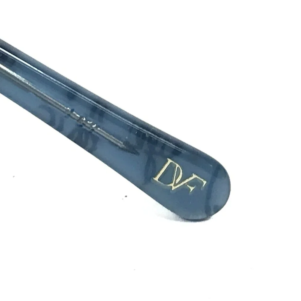 Diane Von Furstenberg Eyeglasses Frames DVF5026 319 Blue Rectangle 49-15-130